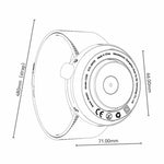 YESIDO C335 2-i-1 Vakuum Sugekop Magnetisk Telefonholder Armbånd til Cykling