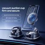 REMAX RM-C05 Magnetic Car Phone Holder with Vacuum Suction Base + Nano Adhesive Base