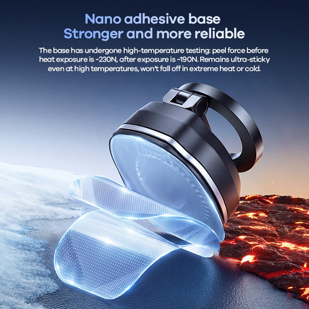 REMAX RM-C05 Magnetic Car Phone Holder with Vacuum Suction Base + Nano Adhesive Base