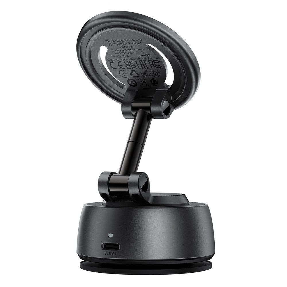 ACEFAST E54 Electric Suction Cup Magnetic Car Phone Holder 360° Rotation Dashboard Mount