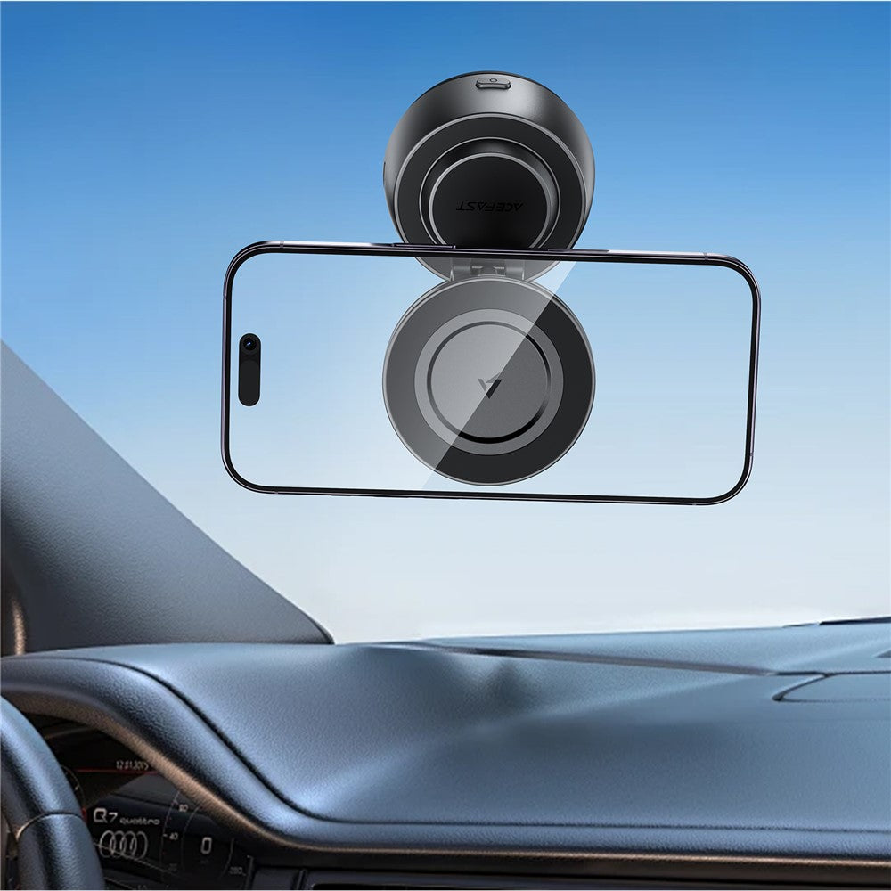 ACEFAST E53 Magnetic Wireless Car Charger 15W Electric Suction Cup Dashboard Mount