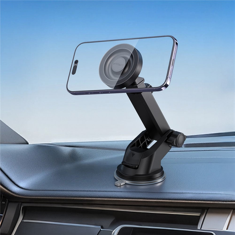 ACEFAST D75 Magnetic Car Phone Mount Telescopic Arm Suction Cup Holder for Dashboard Windshield