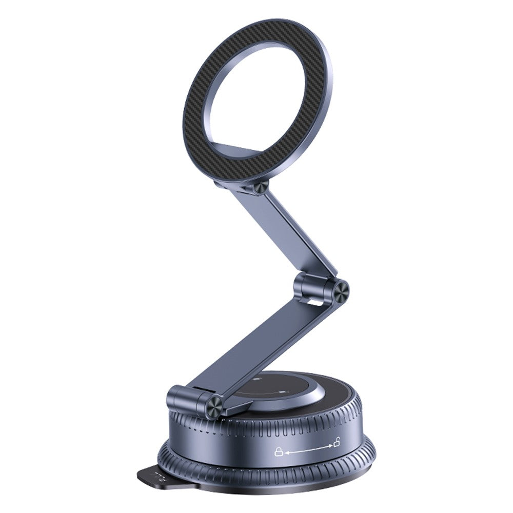 K60 Magnetic Car Phone Mount 70mm Suction Cup 360 Degree Rotation Phone Holder for Car Navigation