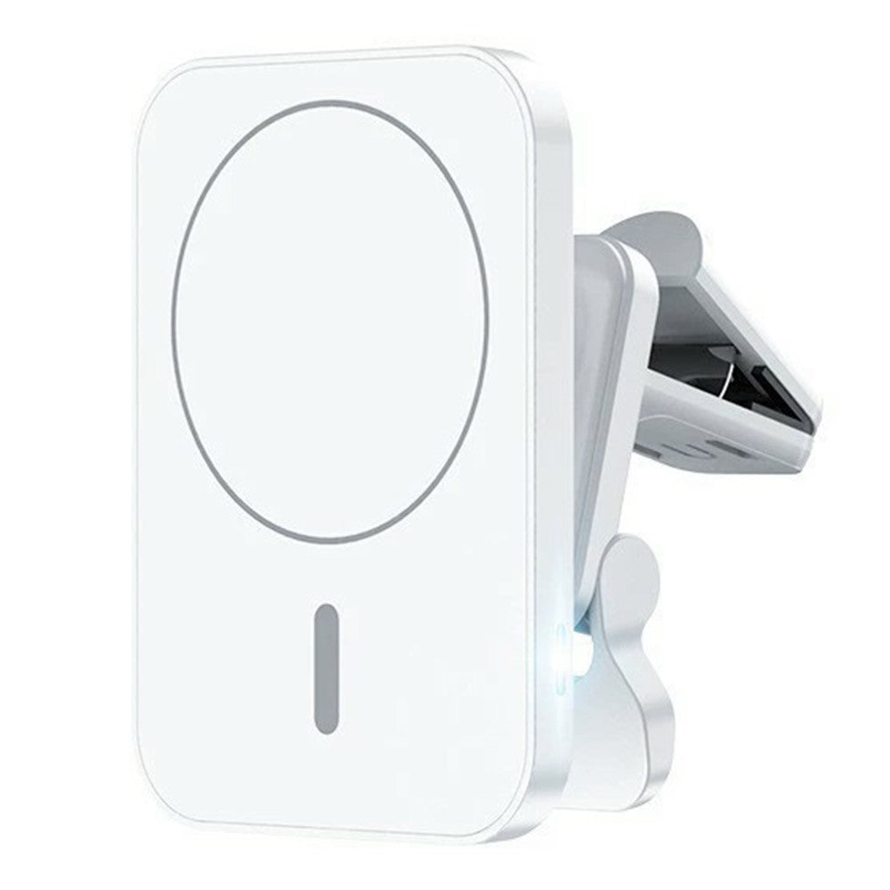 JJT-987 15W magnetisk trådlös laddare luftventil klämma monteringsfäste bilmobilhållare