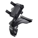 Car Dashboard Phone Stand 360 Degrees Rotation Adjustable GPS Car Clip Holder with Parking Number Plate
