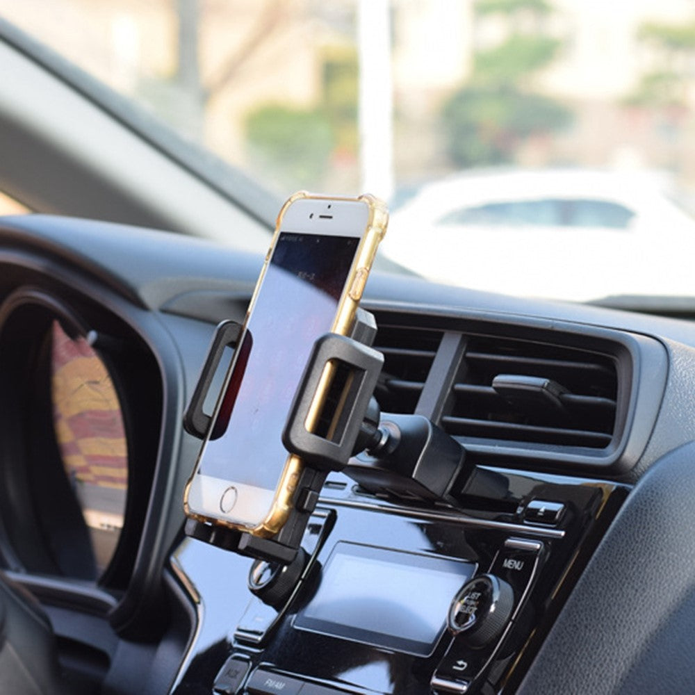 Multifunctional Car CD Port Mount Mobile Phone Holder 360° Rotation Cellphone Bracket Stand