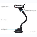 W011 Car Smartphone Bracket Bendable Arm Windshield Dashboard Sucker Mount Cell Phone Holder