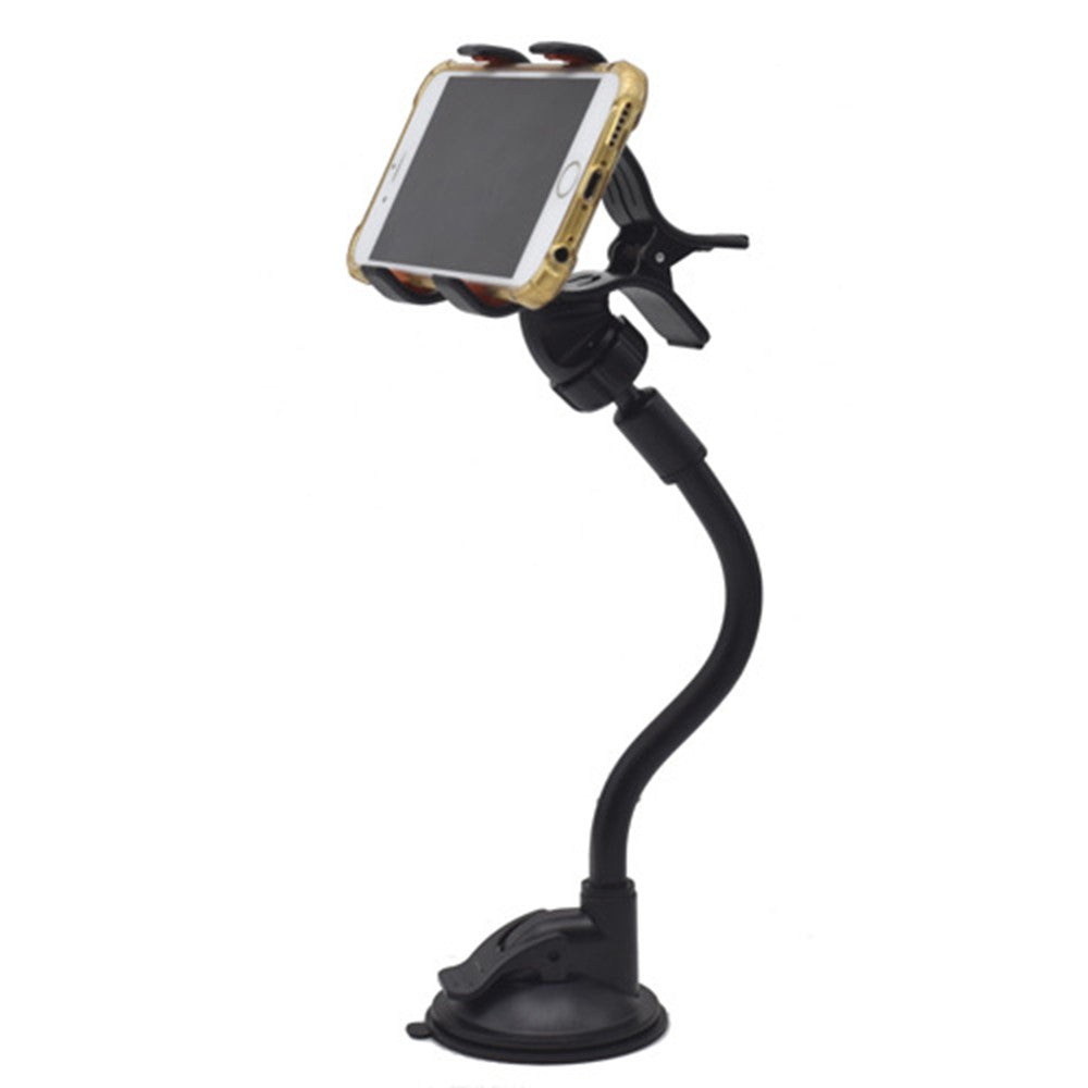 W011 Car Smartphone Bracket Bendable Arm Windshield Dashboard Sucker Mount Cell Phone Holder