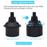 X033 Adjustable Phone Tablet Bracket 360 Degrees Rotation Universal Car Cup Holder Tablet Stand
