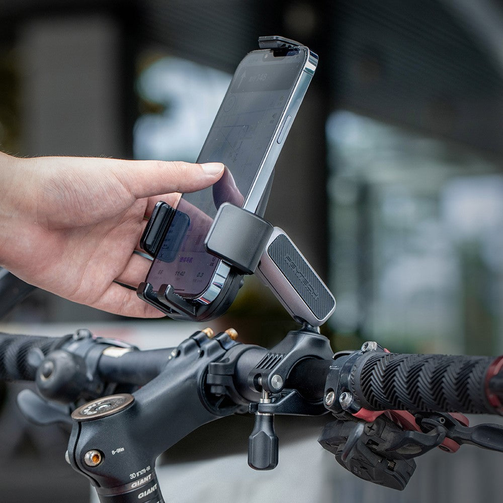 PGYTECH P-PG-001 Motorcycle E-Bike Bicycle Phone Holder Adjustable Handlebar / Rearview Mirror Mount Cellphone Bracket