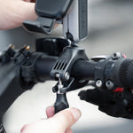 PGYTECH P-PG-001 Motorcycle E-Bike Bicycle Phone Holder Adjustable Handlebar / Rearview Mirror Mount Cellphone Bracket