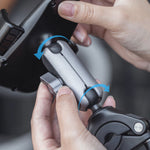 PGYTECH P-PG-001 Motorcycle E-Bike Bicycle Phone Holder Adjustable Handlebar / Rearview Mirror Mount Cellphone Bracket