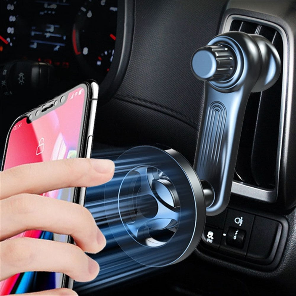 Car Phone Holder N52 Strong Magnet Air Vent Extension Rod Cellphone Support 17mm Ball Head Mobile Phone Bracket