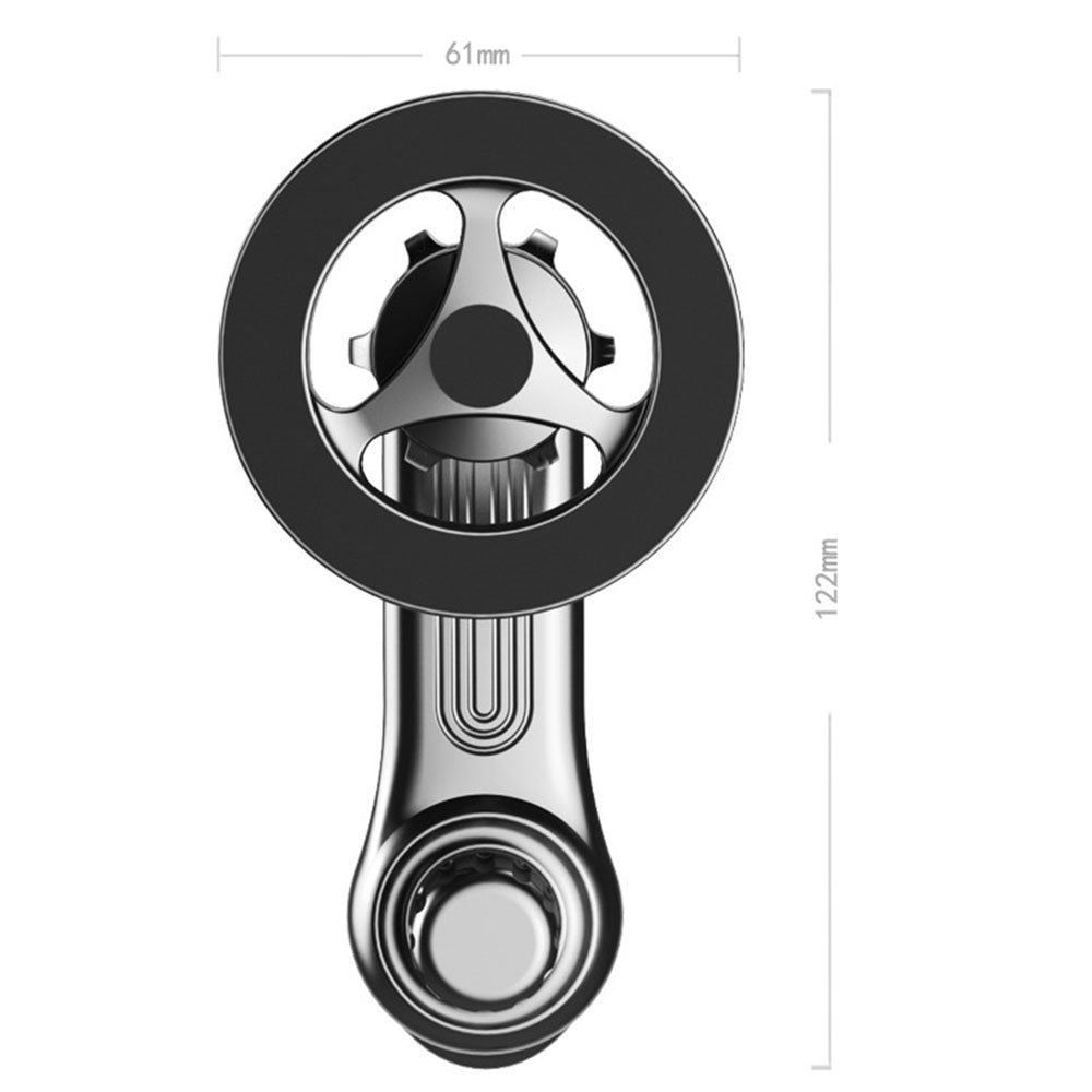 Car Phone Holder N52 Strong Magnet Air Vent Extension Rod Cellphone Support 17mm Ball Head Mobile Phone Bracket