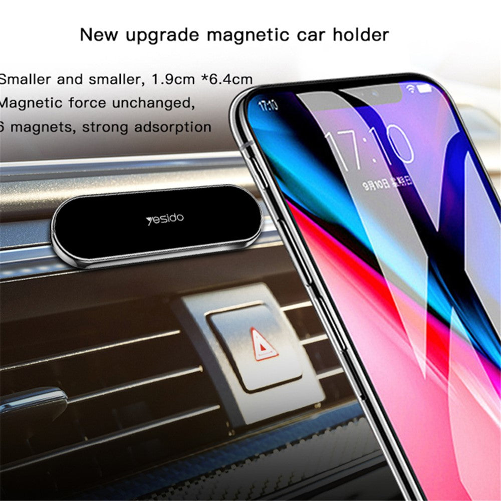 YESIDO C83 Car Magnetic Phone Holder Lazy Zinc Alloy Slim Phone Mount Bracket