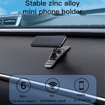 YESIDO C150 360 Degree Rotation Magnetic Absorption Zinc Alloy Car Phone Holder Adhesive Arc Bracket
