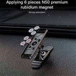 YESIDO C150 360 Degree Rotation Magnetic Absorption Zinc Alloy Car Phone Holder Adhesive Arc Bracket