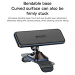 YESIDO C150 360 Degree Rotation Magnetic Absorption Zinc Alloy Car Phone Holder Adhesive Arc Bracket