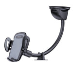 YESIDO C108 40cm Car Bendable Arm Smartphone Bracket Windshield Sucker Mount Cell Phone Holder with Mini Support