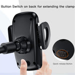 YESIDO C108 40cm Car Bendable Arm Smartphone Bracket Windshield Sucker Mount Cell Phone Holder with Mini Support