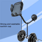 YESIDO C108 40cm Car Bendable Arm Smartphone Bracket Windshield Sucker Mount Cell Phone Holder with Mini Support