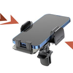 YESIDO C163 Air Outlet Transparent Panel Car Bracket Mobile Phone Holder Stand