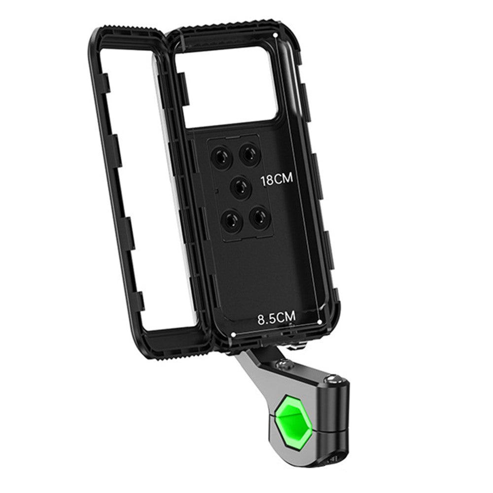 Z009A Bike Motorcycle Handlebar Mount Phone Holder Waterproof Cycling Mobile Phone Case Bracket