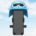 Motorcycle Electric Bike Handlebar Phone Holder Stand with Sunshade Helmet