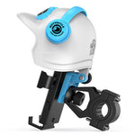 Motorcycle Electric Bike Handlebar Phone Holder Stand with Sunshade Helmet