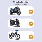 Handlebar Phone Holder for Bicycle E-Bike Motorcycle Anti-Shock Quick Fixed Phone Mount for Riding, Cycling