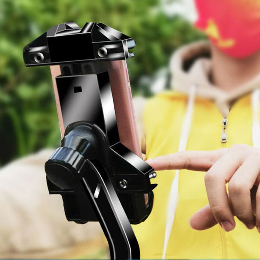 Handlebar Phone Holder for Bicycle E-Bike Motorcycle Anti-Shock Quick Fixed Phone Mount for Riding, Cycling