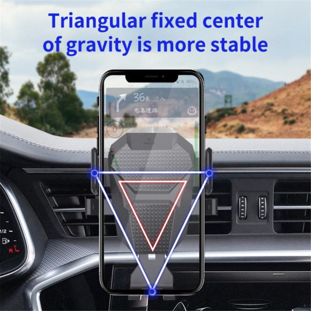 D25+105+K5 Telescopic Suction Cup Dashboard Phone Mount Air Vent Car Phone Holder Auto Locking Car Phone Clip
