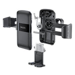 YESIDO C242 Air Vent Phone Holder for iPhone 16 / 16 Plus / 16 Pro / 16 Pro Max Adjustable Car Phone Mount with Hook Clip