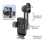 YESIDO C242 Air Vent Phone Holder for iPhone 16 / 16 Plus / 16 Pro / 16 Pro Max Adjustable Car Phone Mount with Hook Clip