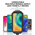 ROCKBROS Rainproof Handlebar E-Bike Mobile Phone Bracket PET Touch Screen Bike Phone Holder