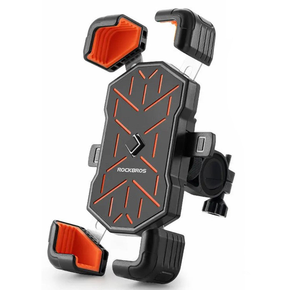 ROCKBROS HW-117 E-Bike Cell Phone Holder Motorcycle Bicycle Quick-Release Phone Bracket for 4.5"-7.2" Devices