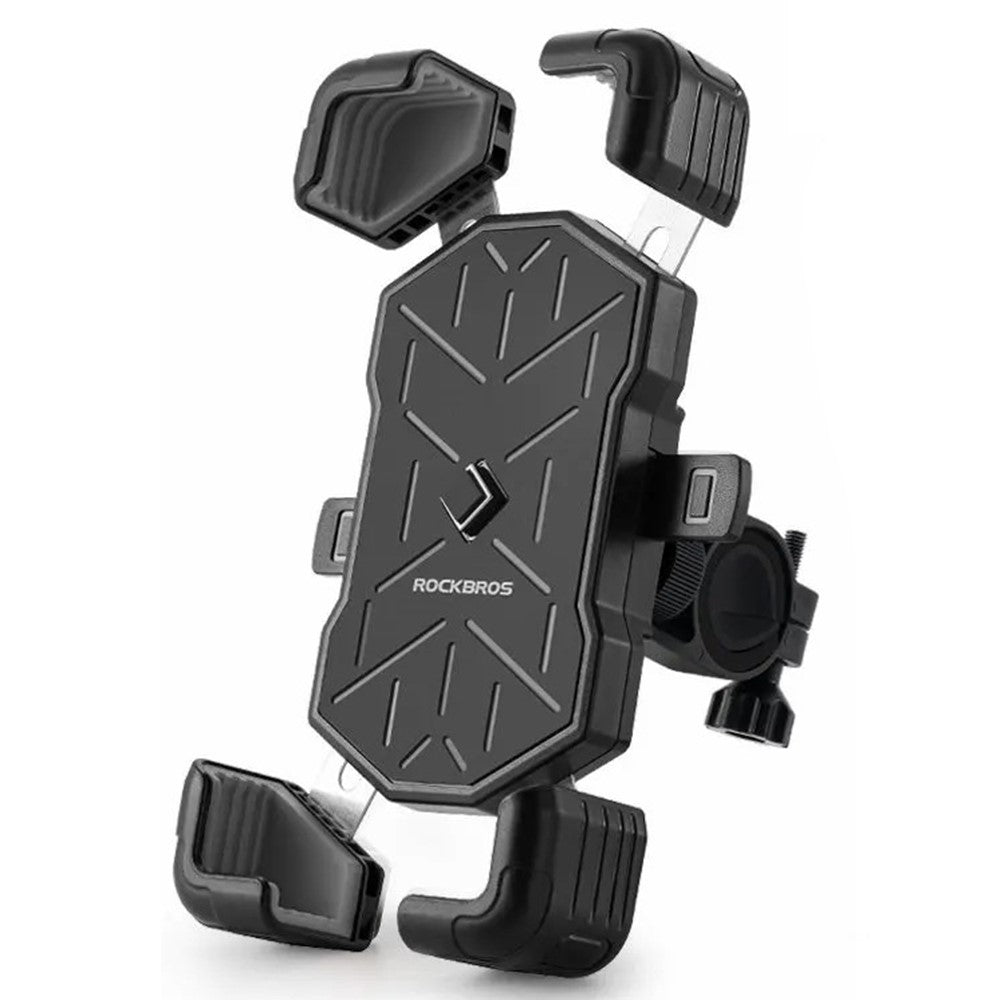 ROCKBROS HW-117 E-Bike Cell Phone Holder Motorcycle Bicycle Quick-Release Phone Bracket for 4.5"-7.2" Devices