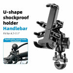 ROCKBROS 25210024 Motorcycle Cell Phone Holder Shockproof E-Bike Phone Mount for Bicycle Navigation