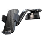 YESIDO C172 Suction Cup Multi-Function Dashboard Phone Mount Car Magnetic Phone Holder for iPhone 16 / 16 Plus / 16 Pro / 16 Pro Max
