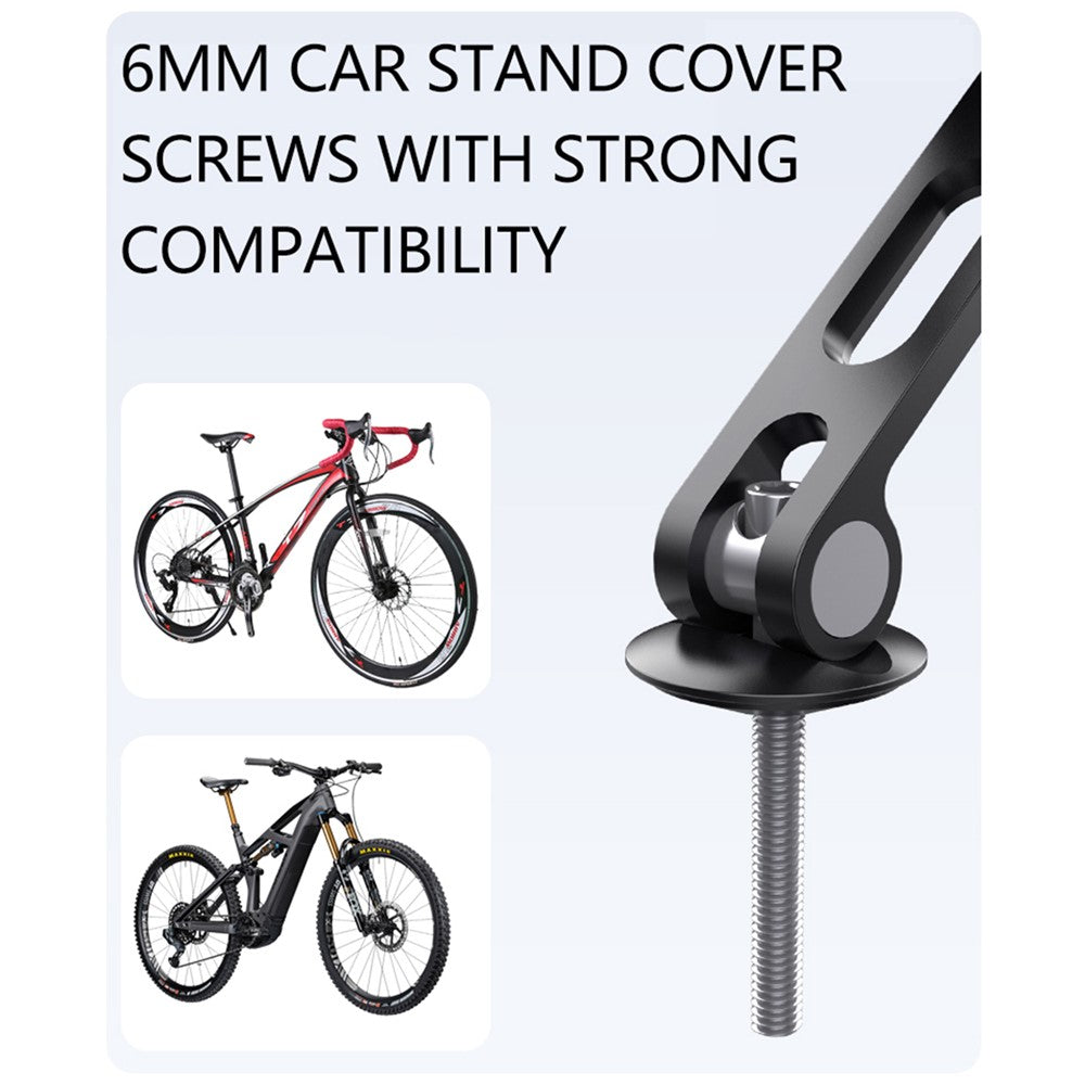 QX-24 Cykelstyre mobilhållare Cykelstyre Montering Aluminiumlegering + ABS Mobilmobilfäste