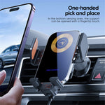 X15 Car Air Vent Cell Phone Mount Holder Wireless Charger Mobile Phone Bracket