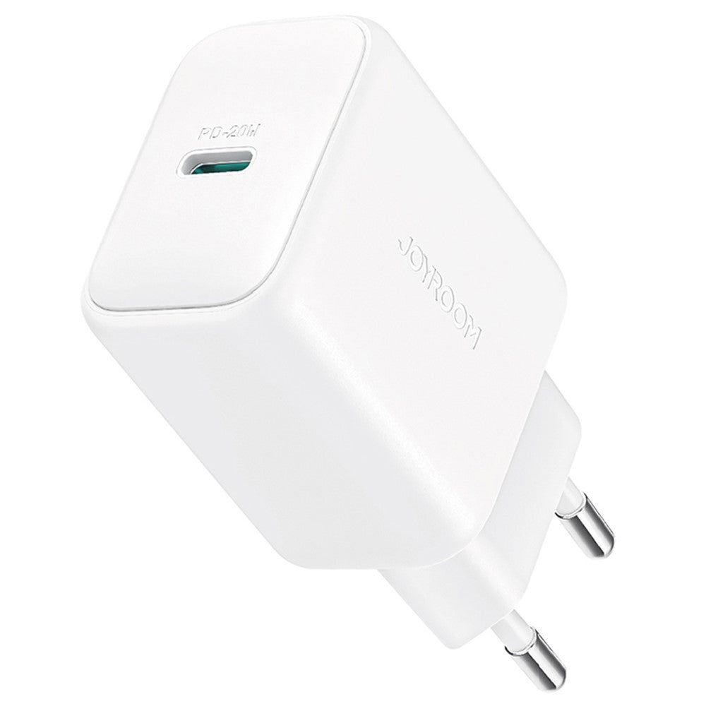 JOYROOM JR-TCF20 EU Stik PD 20W Hurtigoplader Type-C Opladeradapter til iPhone 16-15 Serier