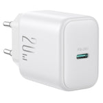 JOYROOM JR-TCF20 EU Stik PD 20W Hurtigoplader Type-C Opladeradapter til iPhone 16-15 Serier