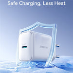 JOYROOM JR-TCF20 EU Plug PD 20W Fast Charger Type-C Charger Adapter for iPhone 16-15 Series