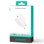 JOYROOM JR-TCF20 EU Stik PD 20W Hurtigoplader Type-C Opladeradapter til iPhone 16-15 Serier