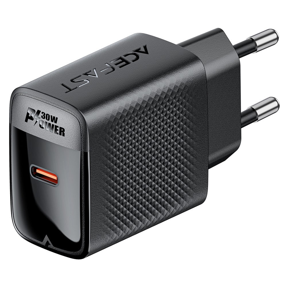 ACEFAST A102 GaN Power Adapter PD 30W Single Type-C Phone Wall Charger, EU Plug