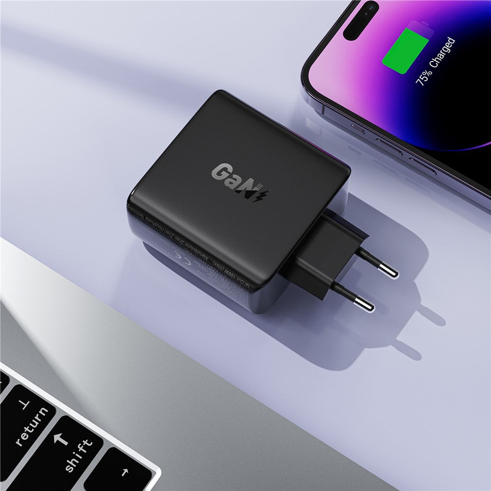 ACEFAST A94 PD 100W GaN Phone Charger 3 Type-C + USB-A Four Ports Power Adapter, EU Plug