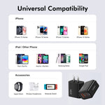 ENKAY ENK-FC001 45W USB-A + Type-C Dual Port Wall Charger Power Adapter