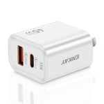 ENKAY ENK-FC001 45W USB-A + Type-C Dual Port Wall Charger Power Adapter