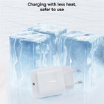 JOYROOM JR-TCF24 PD 30W Fast Charging EU Plug Charger with 1m Type-C to Type-C Data Cable